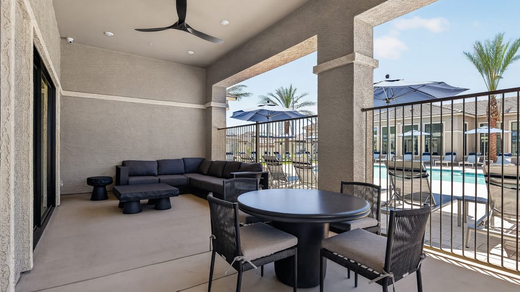 patio area